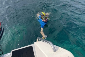 Halve dag snorkelen op de Dimaniyat-eilanden met een mini-jacht