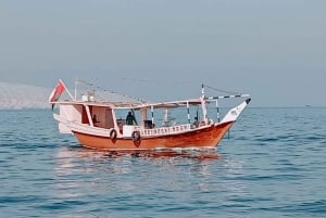 Jasab: Crucero de día completo en dhow para ver delfines con almuerzo