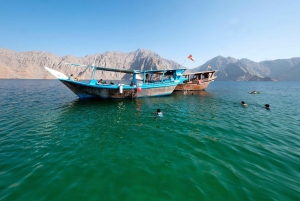 خصب مسندم | جزيرة التلغراف | رحلة بحرية | الدلافين