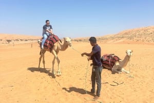Muscat: Bidiya Desert Sunset Kameltur med transfer