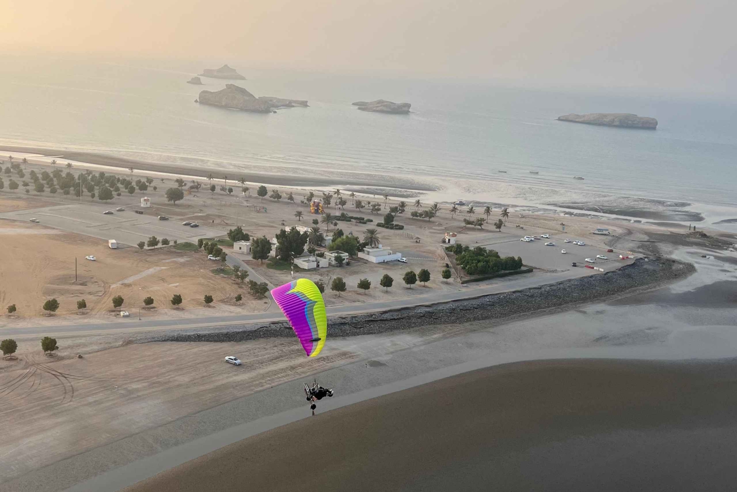Muscat: Flygupplevelse med paramotor