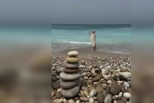 Mascate : excursion au Wadi Shab, à la plage de Fins et au gouffre de Bimmah