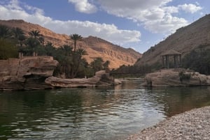 Mascate: Excursión de día completo por las Arenas de Wahiba y el Wadi Bani Khalid+Almuerzo