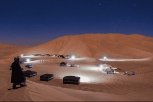 Ночь в пустыне. Ночевка в кемпинге в Салале.