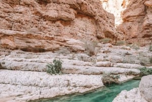Oman: Wadi Shab -vesivaellus veneajelulla ja uinnilla