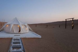 From Muscat: Guided Overnight Desert Camp Tour