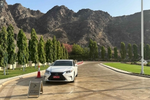 Muscat : private driver in a Lexus car inside for a full day