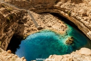 Muscat: Quriyat, Bimmah Sinkhole, & Wadi Shab Coastal Tour