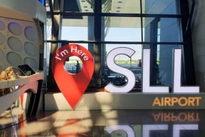 Salalah: Lufthavnstransport i luksuriøs SUV Land Cruiser