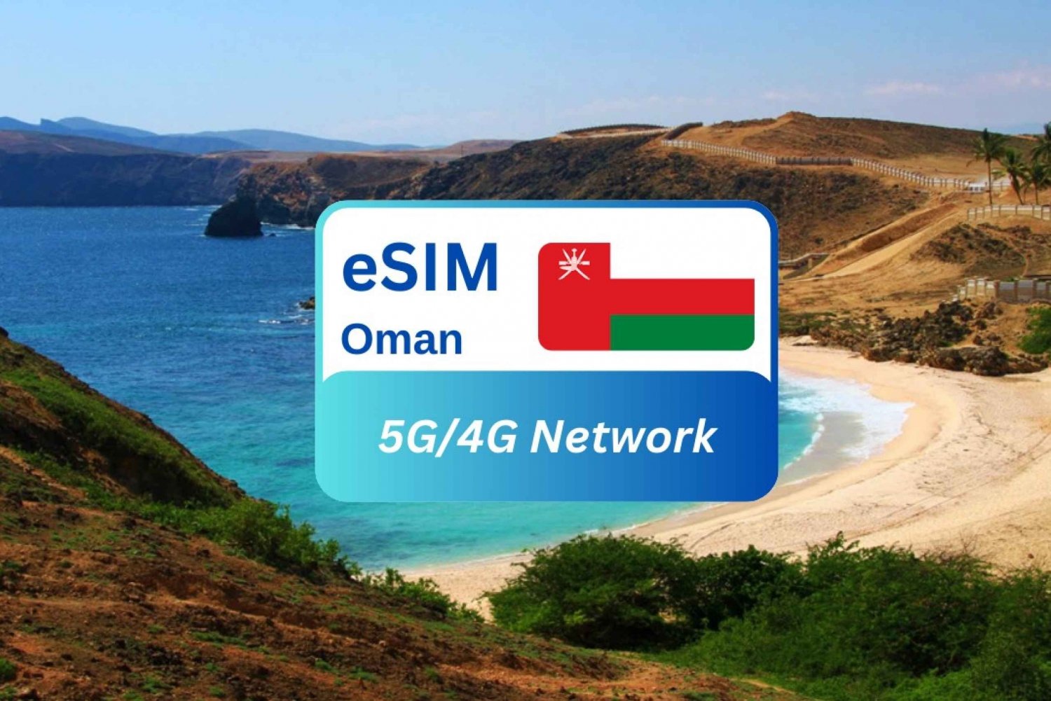 Salalah: Oman Premium eSIM Datentarif für Reisende