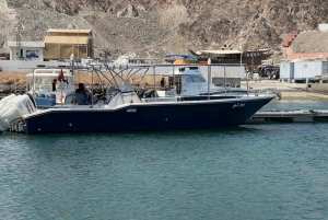 Mascate: crucero semisubmarino con esnórquel y aperitivos