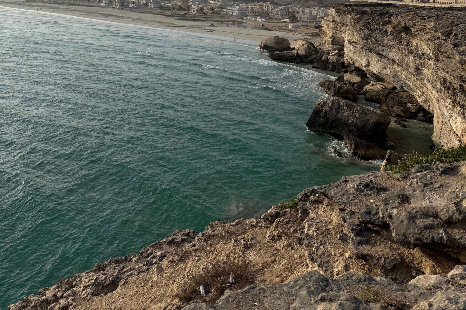 Salalah: tour nocturno por Taqah con vistas al castillo y la mezquita