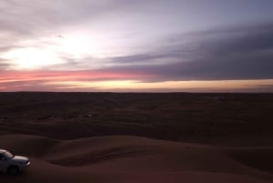 Sunset at wahiba desert