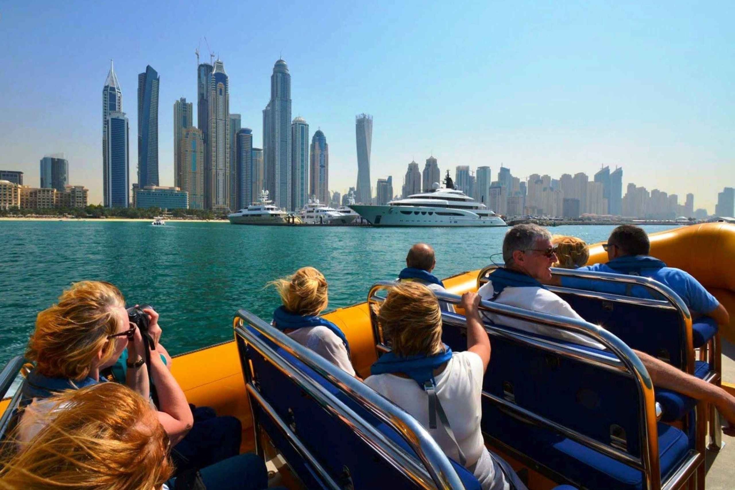 Tour della città di Dubai con motoscafo e cornice di Dubai