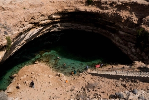 Wadi Shab: Adventure Tour With Cave Swim & Waterfall Visit