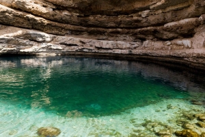 Wadi Shab: Adventure Tour With Cave Swim & Waterfall Visit