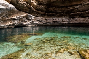 Wadi Shab: Adventure Tour With Cave Swim & Waterfall Visit