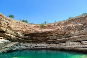 Wadi Shab & Trou d'eau de Bimmah & Grotte en forme de cœur & Plage de galets