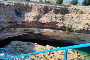 وادي الشاب وحوض بيما وكهف على شكل قلب وشاطئ بيبل