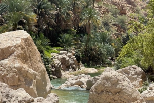 Muscat: Wadi Shab, Romantische Höhle und Sinkhole Ganztägige Tour