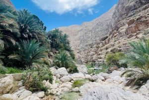 Muscat: Wadi Shab, Romantische Höhle und Sinkhole Ganztägige Tour