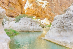 Muscat: Wadi Shab, Romantische Höhle und Sinkhole Ganztägige Tour