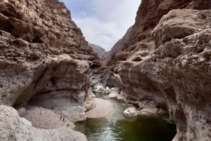 Wadi Tiwi e Wadi Shab: aventura guiada de dia inteiro