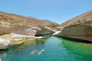 Wahiba Desert bil med firehjulstrekk Safari og Wadi Bani Khalid Swim Adventure