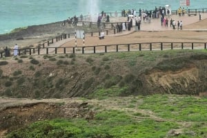 Salalah occidental: las olas de Mughsail y el pueblo de Iftalqout