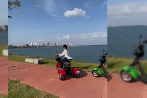 Ave. Balboa: goditi la città in moto scooter.