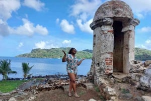 Excursión por las islas del Caribe, Isla Grande y Fuerte de Portobelo