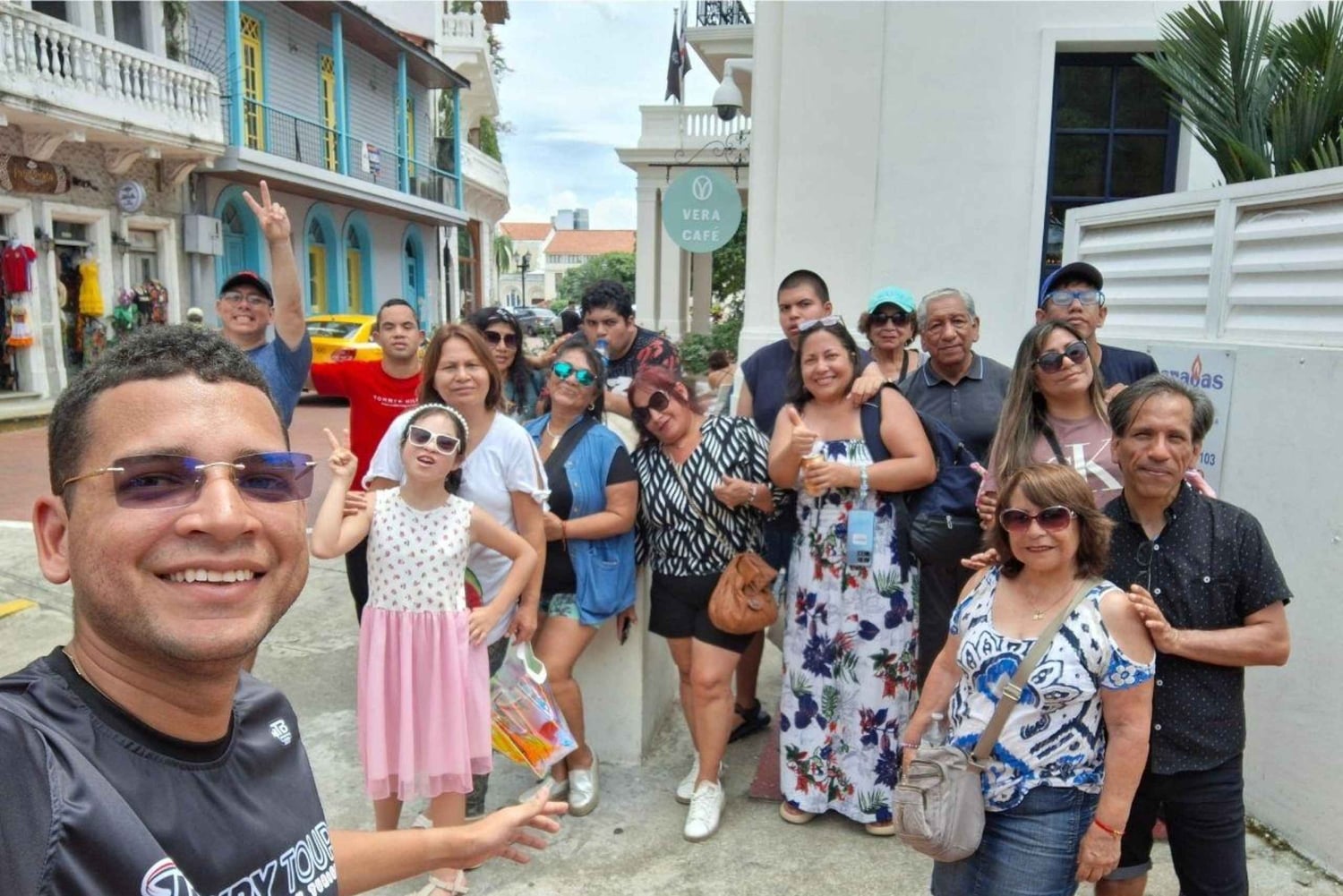 City Tour in a Diablo Rojo through Panama City