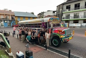 City Tour in a Diablo Rojo through Panama City