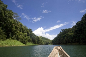 Embera village at Chagres River and hikking to the waterfal