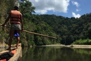 Embera village at Chagres River and hikking to the waterfal