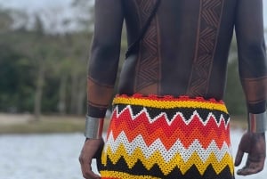 Embera dorp aan de Chagres rivier en wandelen naar de waterval