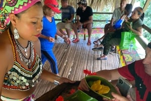 Embera-landsbyen ved Chagres-elven og fottur til vannfalken