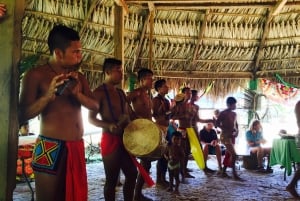 Embera-landsbyen ved Chagres-elven og fottur til vannfalken