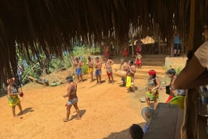 VILLAGE D'EMBERA + randonnée dans les cascades (visite privée tout compris)