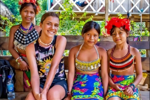 Tour della foresta pluviale del villaggio di Embera e delle cascate con pranzo e prelievo