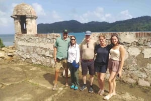 Depuis Colon Cruise Termi : 3 îles des Caraïbes et le fort de Portobelo