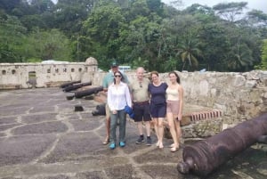 Fra Colon Cruise Termi: 3 caribiske øer og Portobelo Fort