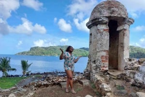 Desde Colón Crucero Termi: 3 Islas del Caribe y Fuerte de Portobelo