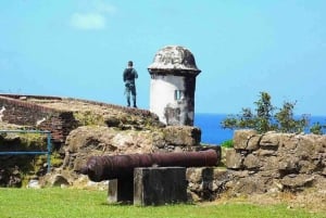 Z portu Colon: Fort San Lorenzo i PanamaCanalAguaClaraLock