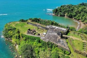 Fra Colon havn: Fort San Lorenzo og PanamaCanalAguaClaraLock