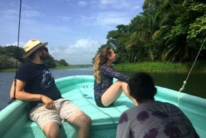 Isla de los Monos, Navegación en el Canal de Panana y Pueblo Indio