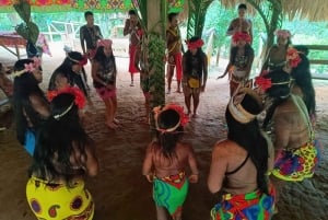 Overnight Embera Village Boat Tour Bonfire Waterfall Hike