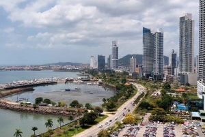 Panama City and Miraflores Locks