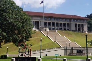 Panama-stad en Miraflores-sluizen