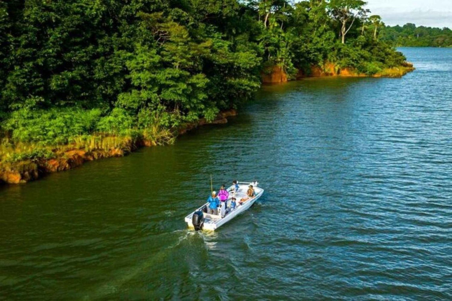 Panama stad: Båttur till Gatun-sjön och Monkey Island